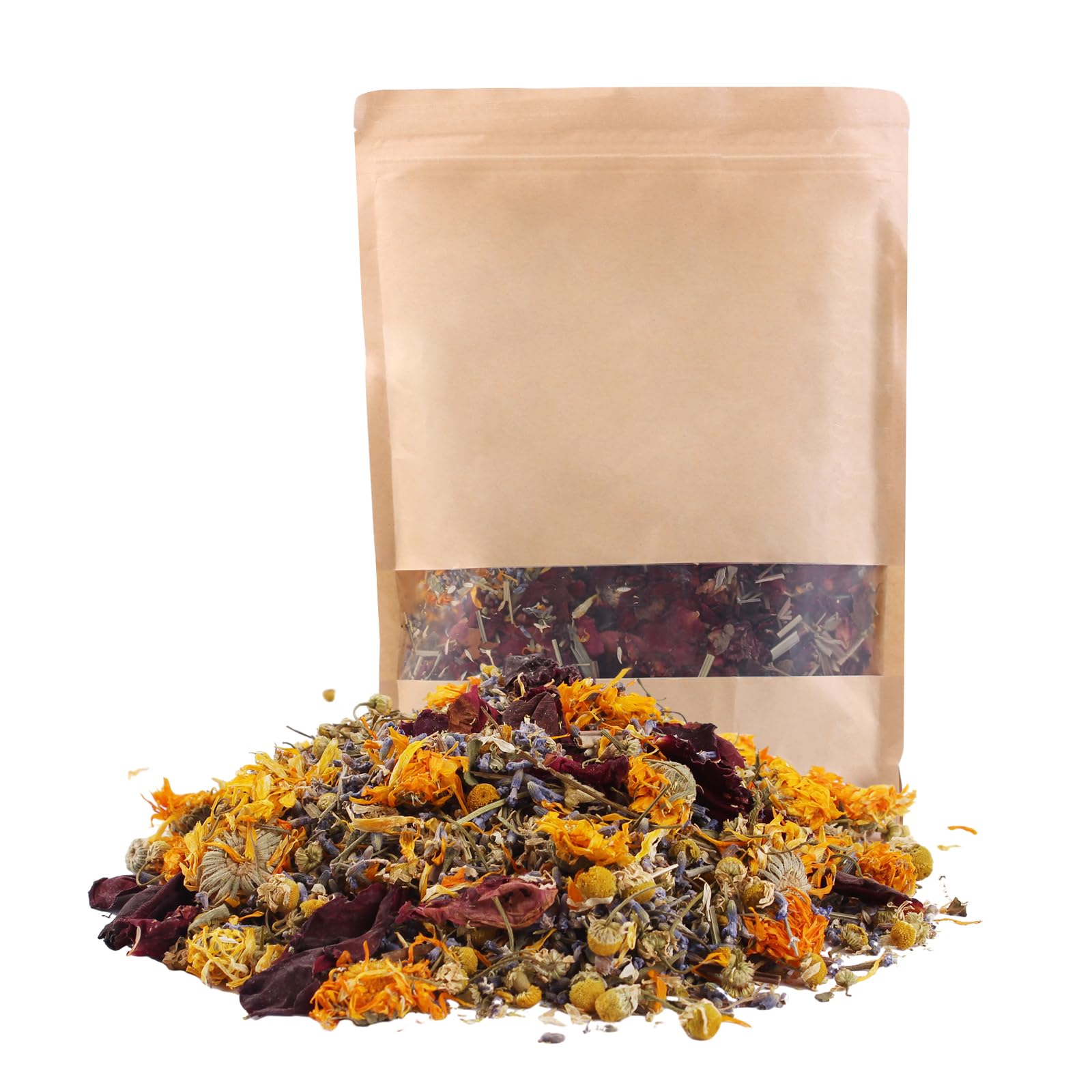 LAXEEMChicken Nesting Herbs, Natural Nesting Box Herbs in 6 Dried Flower & Herbs for Great Eggs and Keeping Coop Fresh and Create Comfortable Environment for Chickens (10.5OZ)