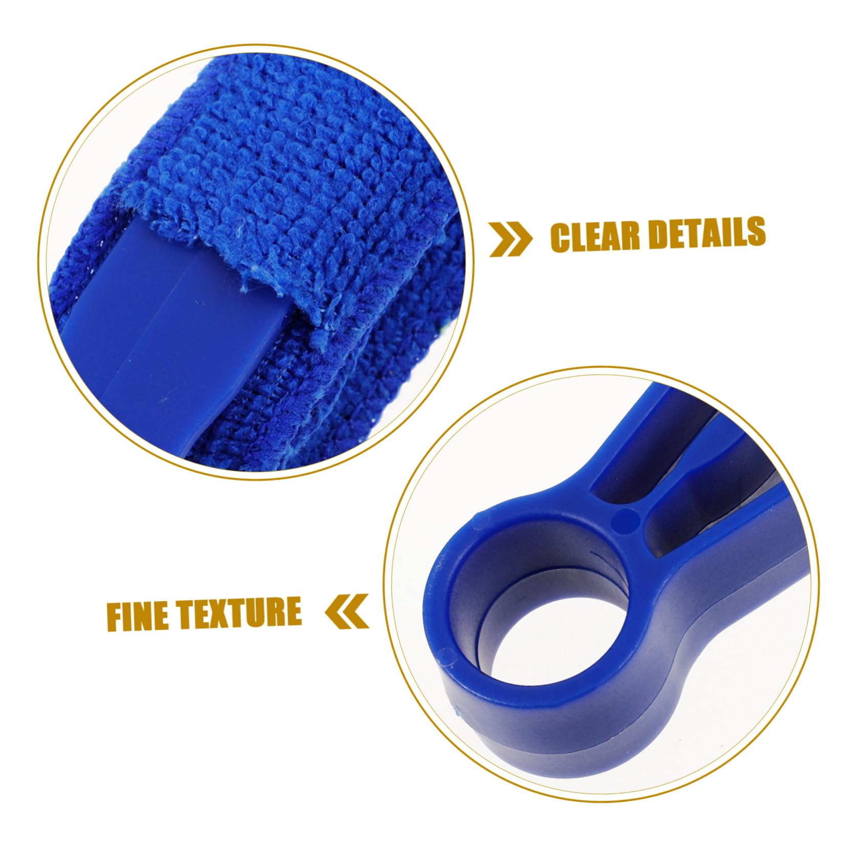 Gadpiparty 3 Juegos Cepillo de limpieza para persianas manejar hendedura producto lama limpiador de aire acondicionado estores plumero para limpieza de persianas plumero ciego el plastico