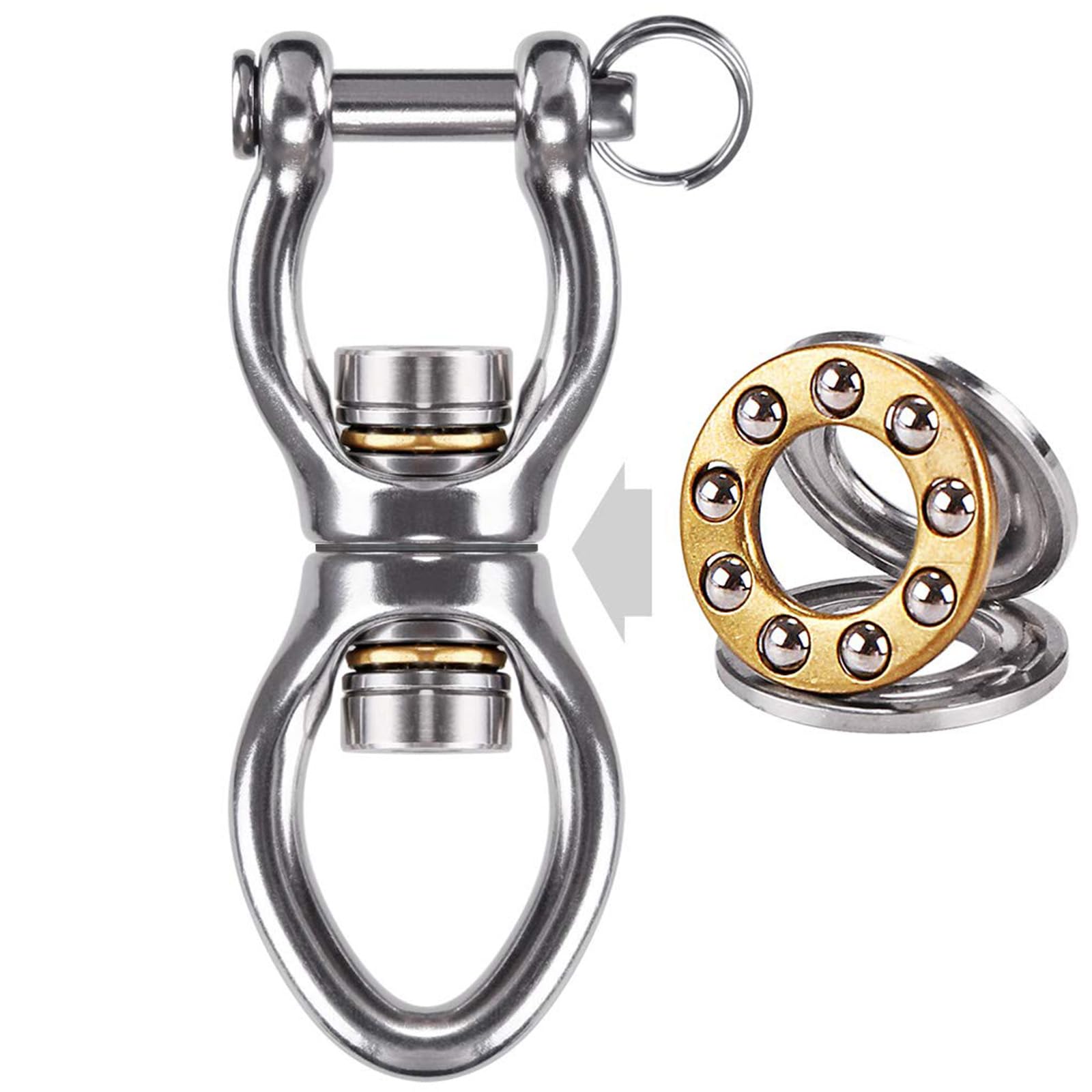 BeneLabel Swing Swivel Hammock Spinner Boxing Hanger/Oval Closed Loop — image 1