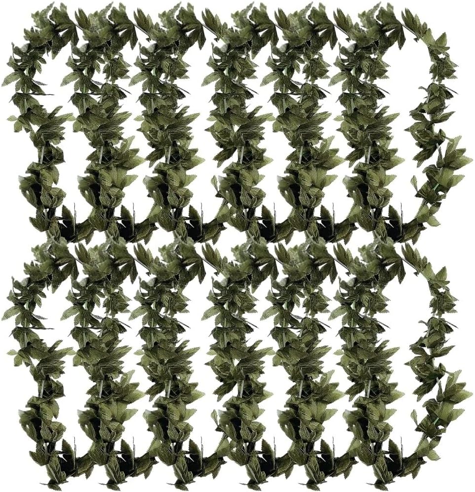 Fun Express Tropical Fern Leaf Lei – Vibrant Green Hawaiian Luau and Tiki Party Supplies – Ideal Beach Parties Tropical Celebrations & Outdoor Events – Pack for Festive Fun & Decorations – 12 Pieces