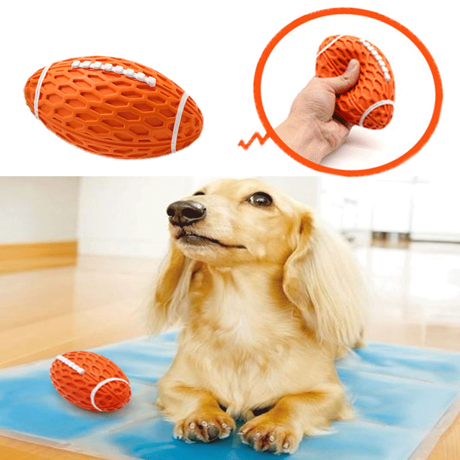 Pallina Giocattolo Per Cani Con Cinghia - Interattiva, Galleggiante, Per Interni Ed Esterni