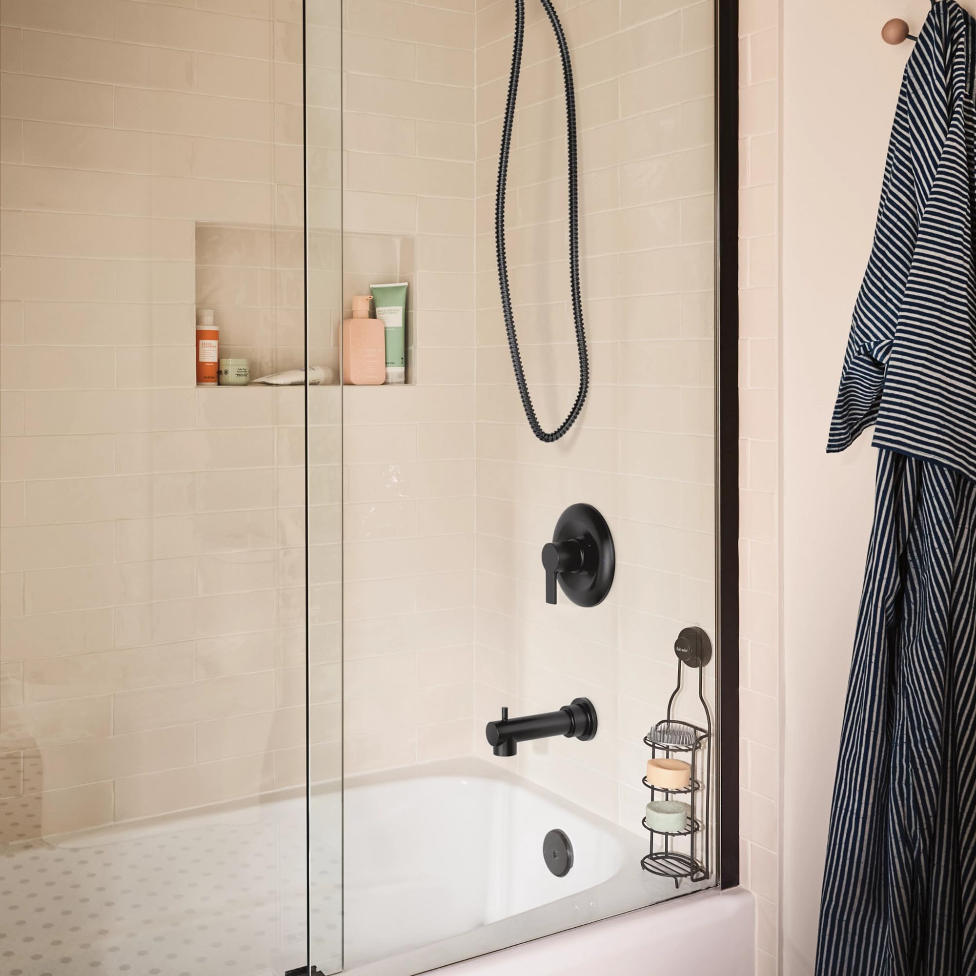 Miseno MNO5882L Rubinetto Da Bagno A Cascata Monoforo In Ottone Massiccio – Finitura Nichel Spazzolato Con Scarico Pop-up E Piastra Di Copertura Inclusi