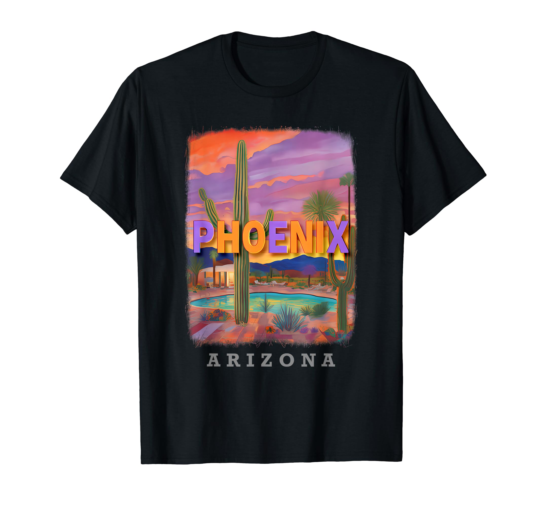 Phoenix Arizona Desert OasisPhoenix Arizona AZ Desert Oasis SD018 T-Shirt