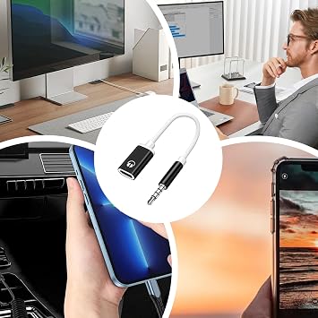 USB-C to 3.5mm Jack Digital Audio Adapter Cable - Type C Male / Female