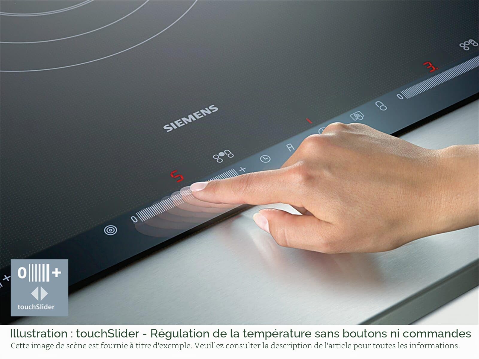 Plaque de cuisson Siemens ET375FFP1E iQ300 / 2 foyers / 30,2 cm/Vitrocéramique