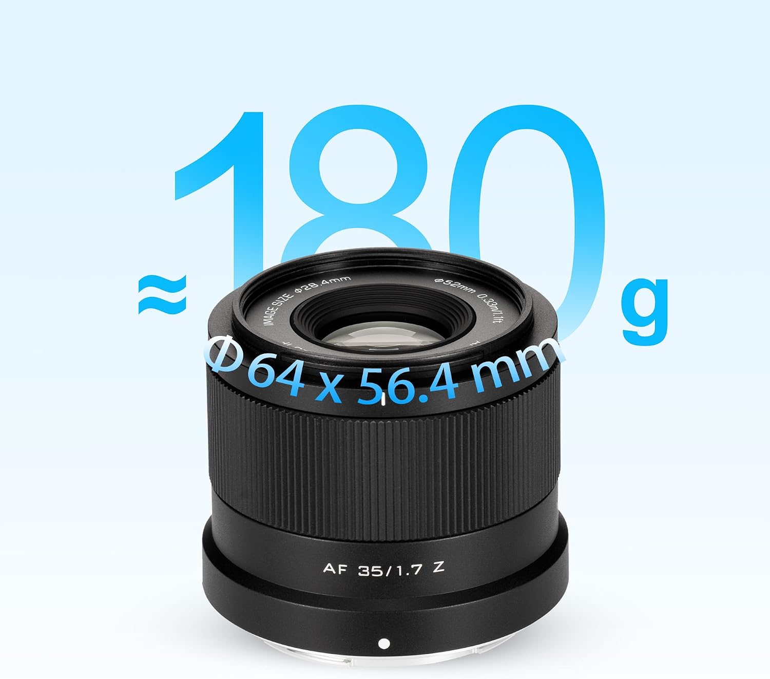 VILTROX 35mm F1.7 Air Z Lens, AF 35mm f/1.7 APS-C Z-Mount, Large Aperture Auto Focus Prime Lens for Nikon Z Mount Z50ii Z30 ZFC Z5 Z7ii Z6iii Z8 ZF Z6 Z7 ZR