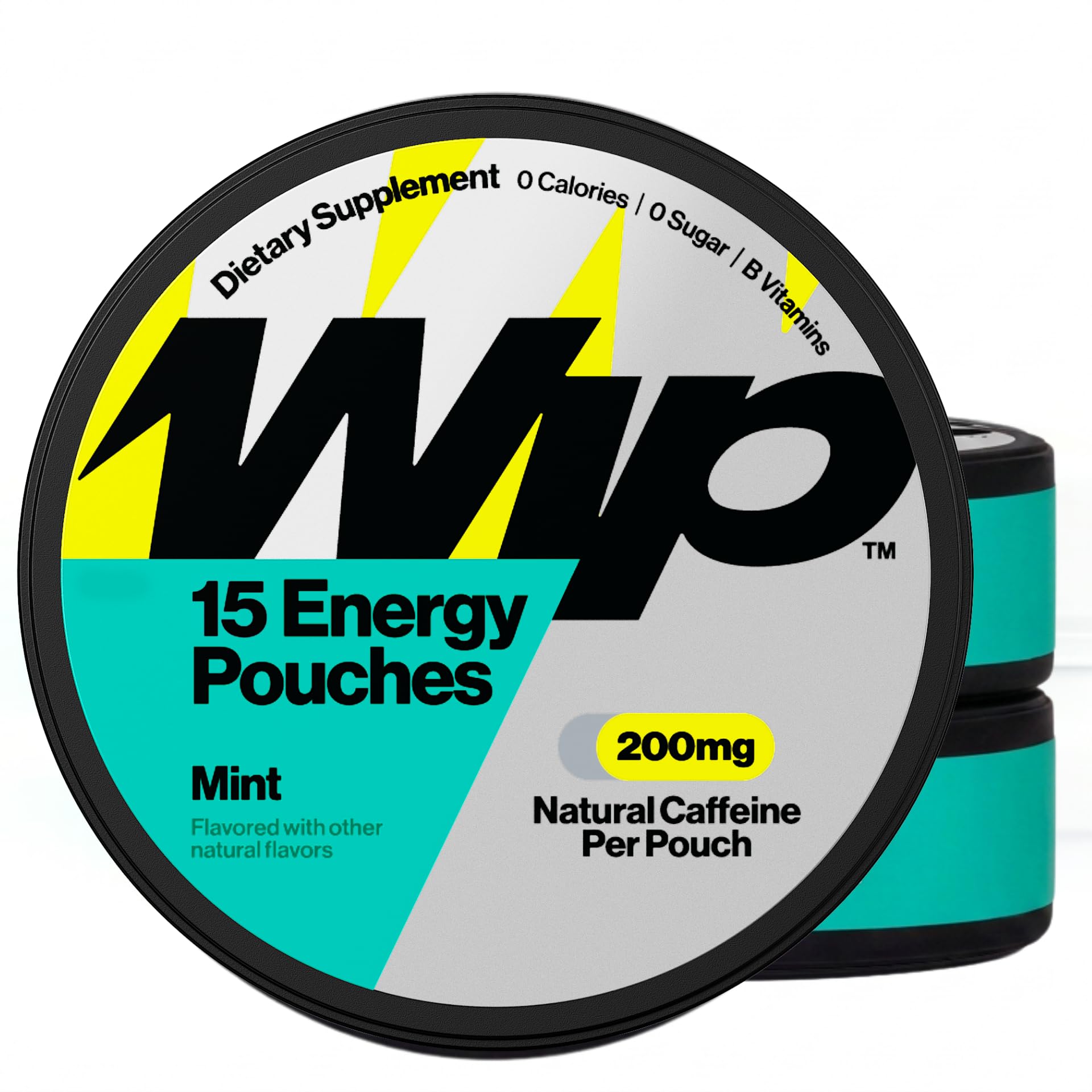 Amazon.com: Wip Caffeine Pouches, Mint, 200mg, 3 Pack (45 Pouches