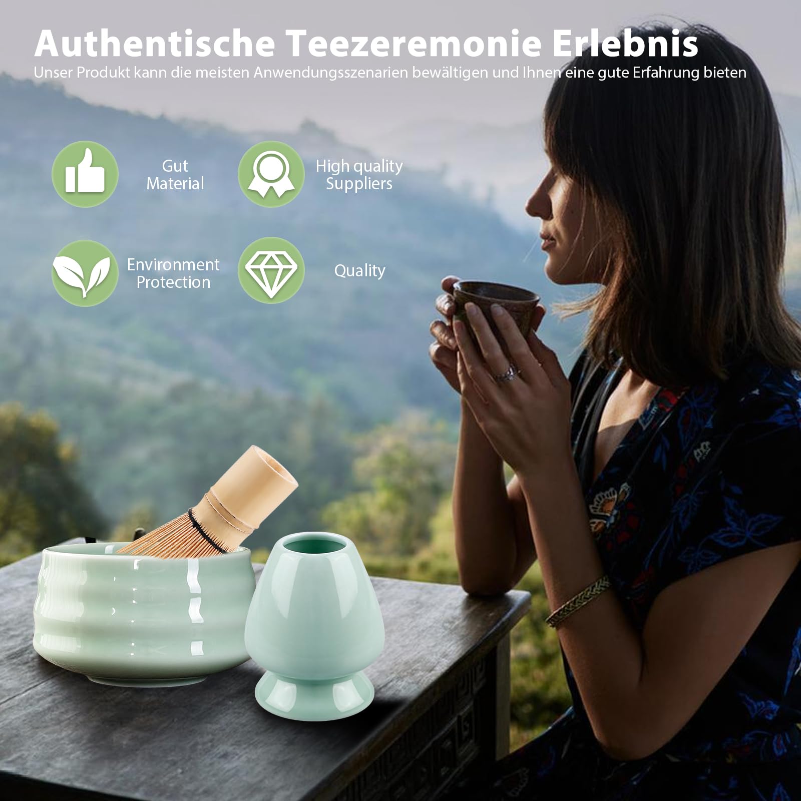 Matcha Theeset, Matcha bezemset met matcha-garde