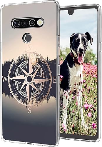 Miniatura 4 de Funda compatible con OnePlus Nord N10 5G, funda de TPU delgada y negra con protección contra caídas de patas de perro, a prueba de golpes, regalo