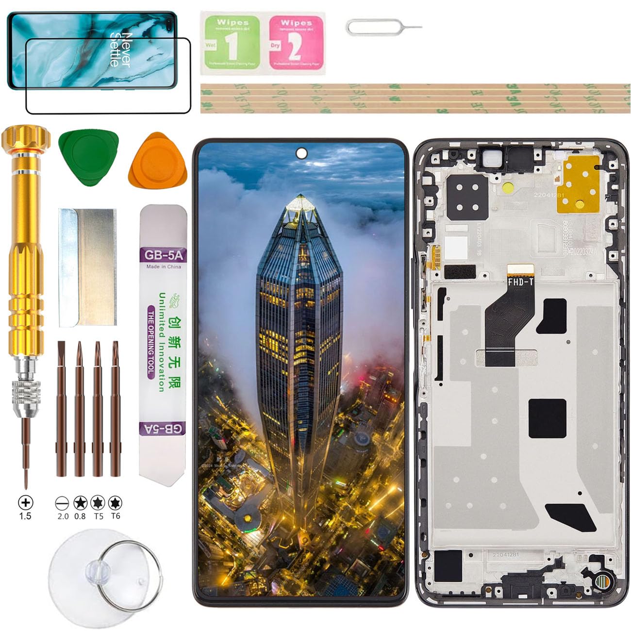 Écran LCD pour Huawei Nova 11i MAO-LX9 kit noir de remplacement complet - 4