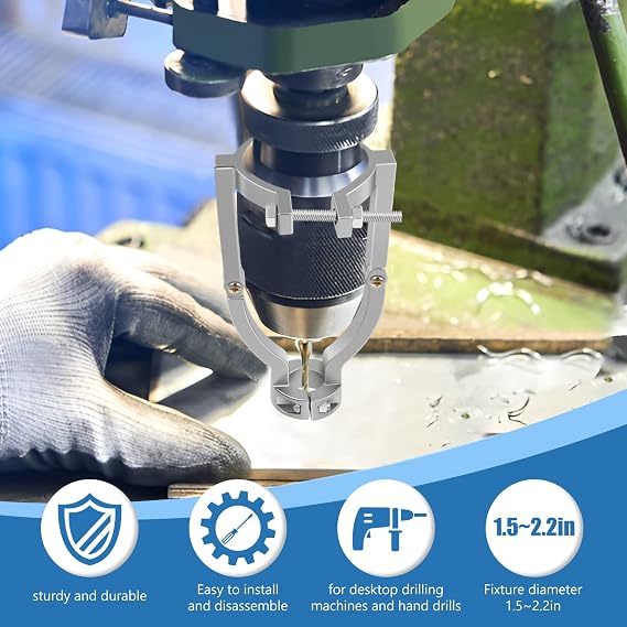 Square Hole Drill Bit Adapter Bracket for Drill Machine - Quickly Install Disassemble (1 Pcs)