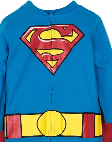 Vista 7 de Warner Bros. Batman & Superman - Mono para bebé con capa