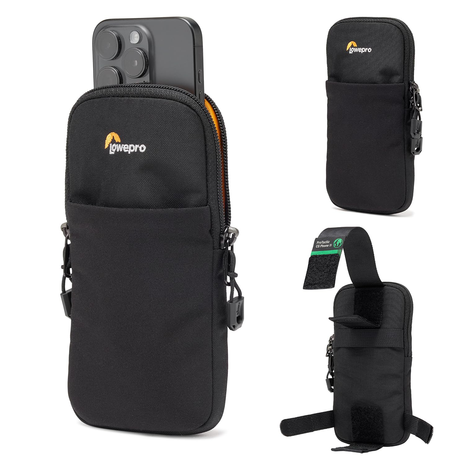 Lowepro ProTactic CS Phone III Mount Compatible with ProTactic 350/450 III, for Phones with Screen up to 6 Inches, Internal Dimensions 17 cm x 2 cm x 9 cm