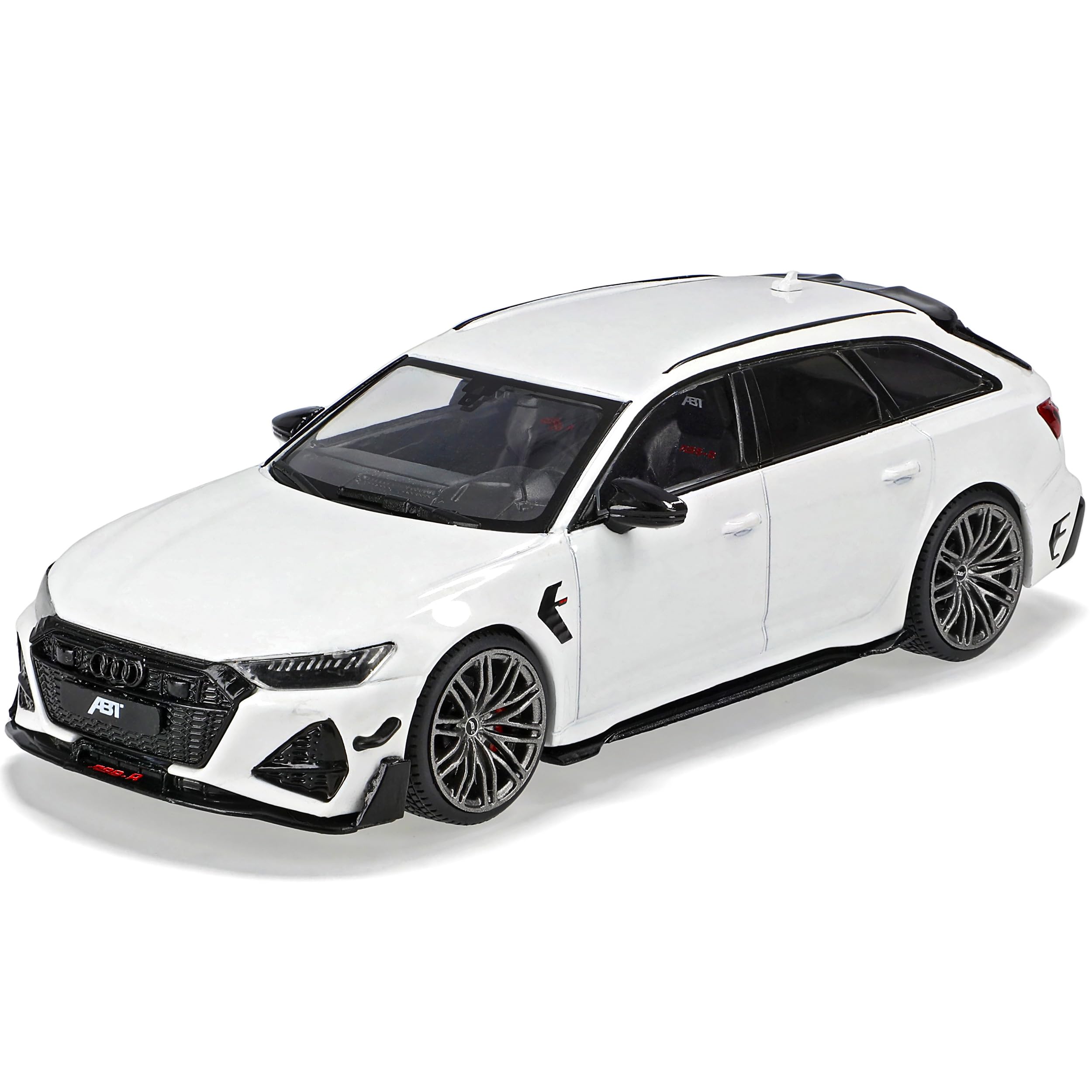 Generisch A*U*D*I A6 RS6 ABT 6-R C8 Avant Kombi Ibis Weiss Modell Ab 2018 1/43 Solido Modell Auto