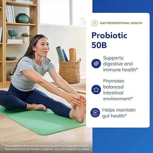 Miniatura 3 de Pure Encapsulations Probiotic 50B - Probiótico para la salud digestiva - Suplemento inmunológico* - Cápsulas resistentes a los ácidos - Sin gluten y