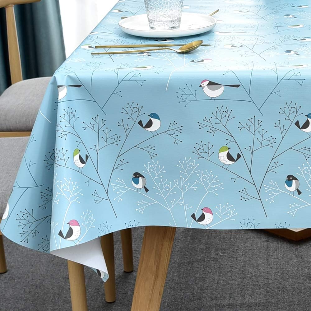 Plenmor Oilcloth Tablecloth, Plastic Tablecloth, Weatherproof, Oilcloth