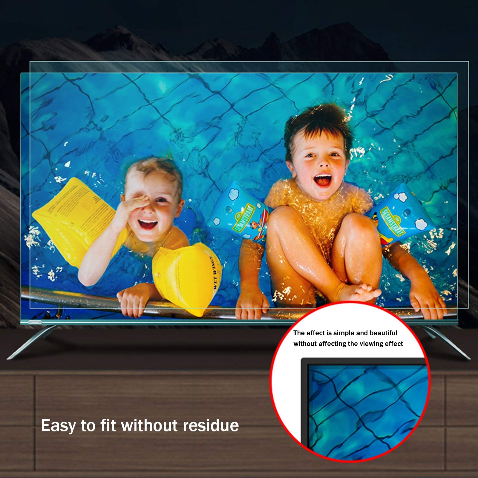 AIZYR Film Protecteur De Protection Oculaire LCD - Protecteur D'écran Mat Anti-Lumière Bleue Soulager La Fatigue Oculaire Taux Antireflet Jusqu'à 90%,42 inch 917 x 516