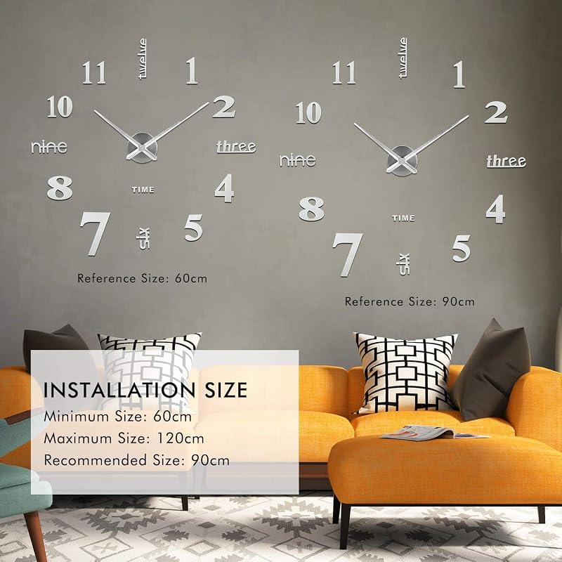 SOLEDI 3D falióra matrica szett DIY dekoráció otthonhoz irodához