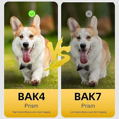 Miniatura 5 de Prismáticos de alta potencia de 22 x 40, prismáticos ligeros y portátiles, binoculares ajustables de gran visión, prismáticos duraderos para