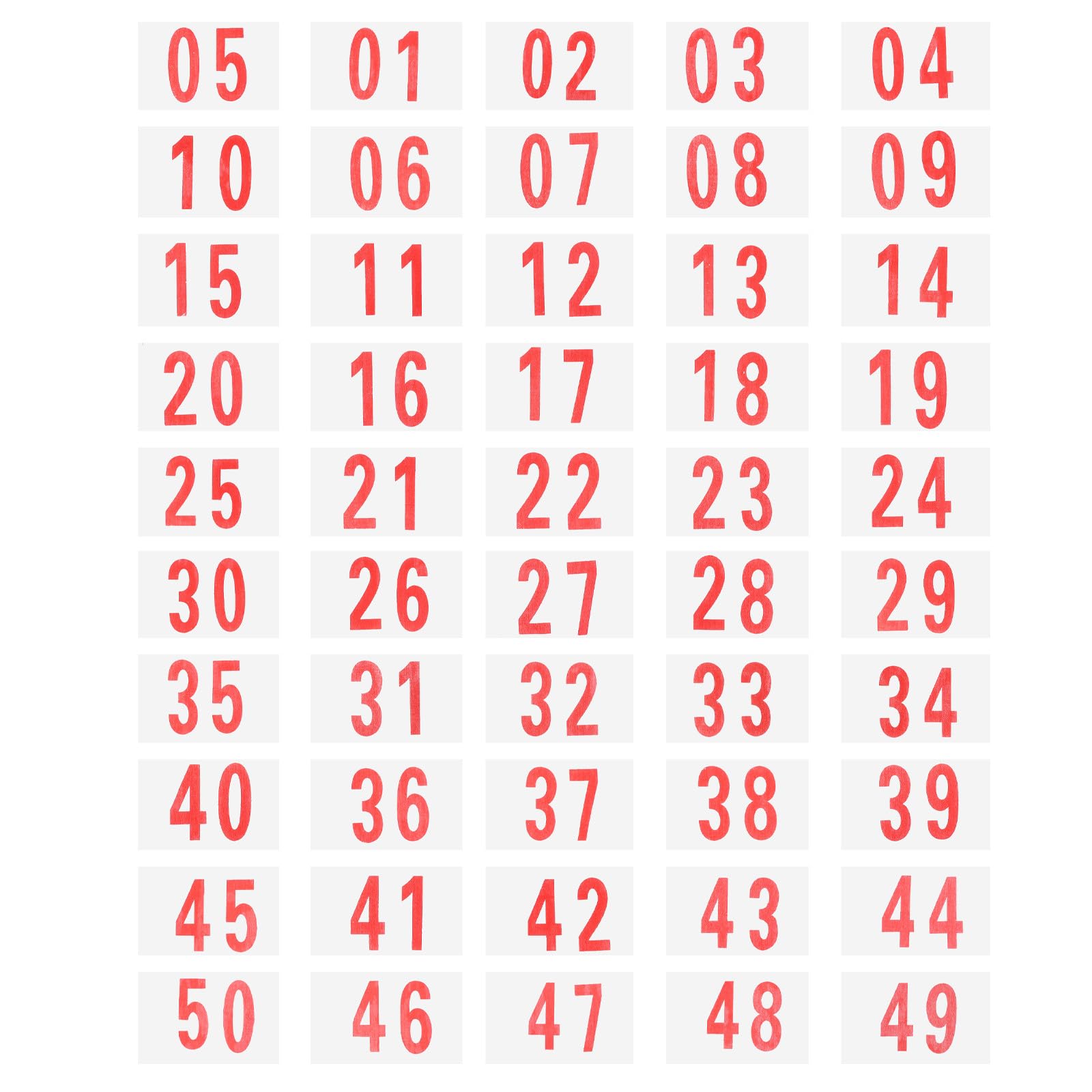 TOYANDONA Set Pettorali Numerati da Gara 01-50 200 Spille, Pettorali da Corsa in Poliestere Resistenti per Eventi Sportivi e Competizioni all’Aperto, Accessori per Arbitri, Allenamenti