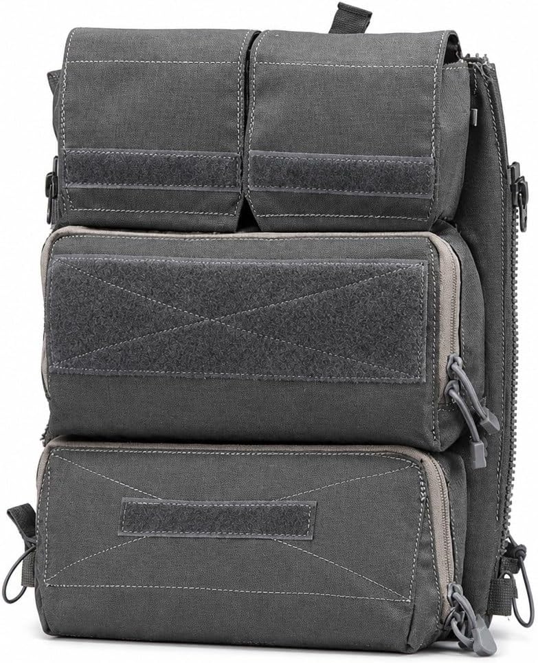 JPC Kamizelka taktyczna 2.0 Panel tylny MOLLE Pouch, Modułowy organizer użytkowy o dużej pojemności do polowania na świeżym powietrzu Airsoft