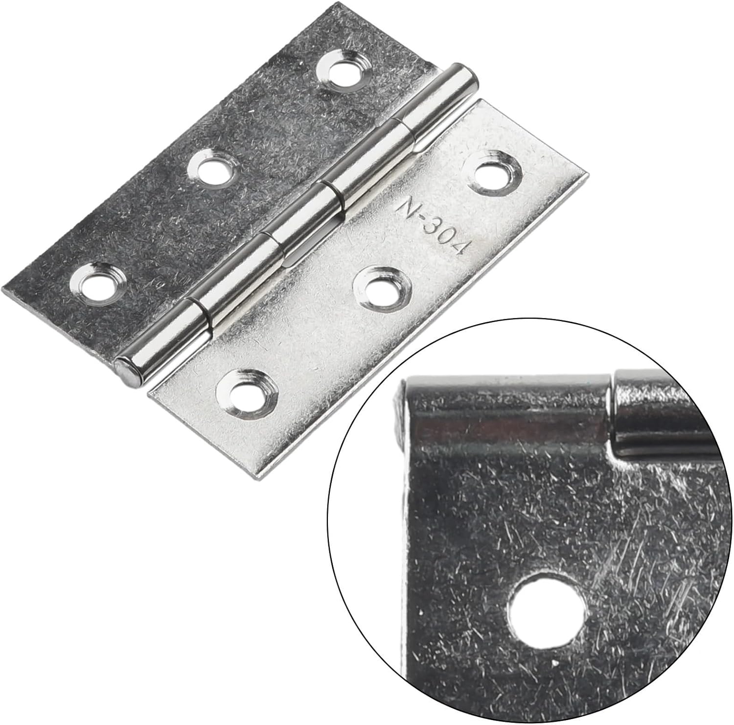 10pcs Stainless Steel Door Hinges 3inch Size Ball Bearing Butt High Gloss Polished and Suitable for Various Door Types