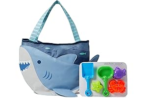 Stephen Joseph: Shark Beach Tote with Sand Toys