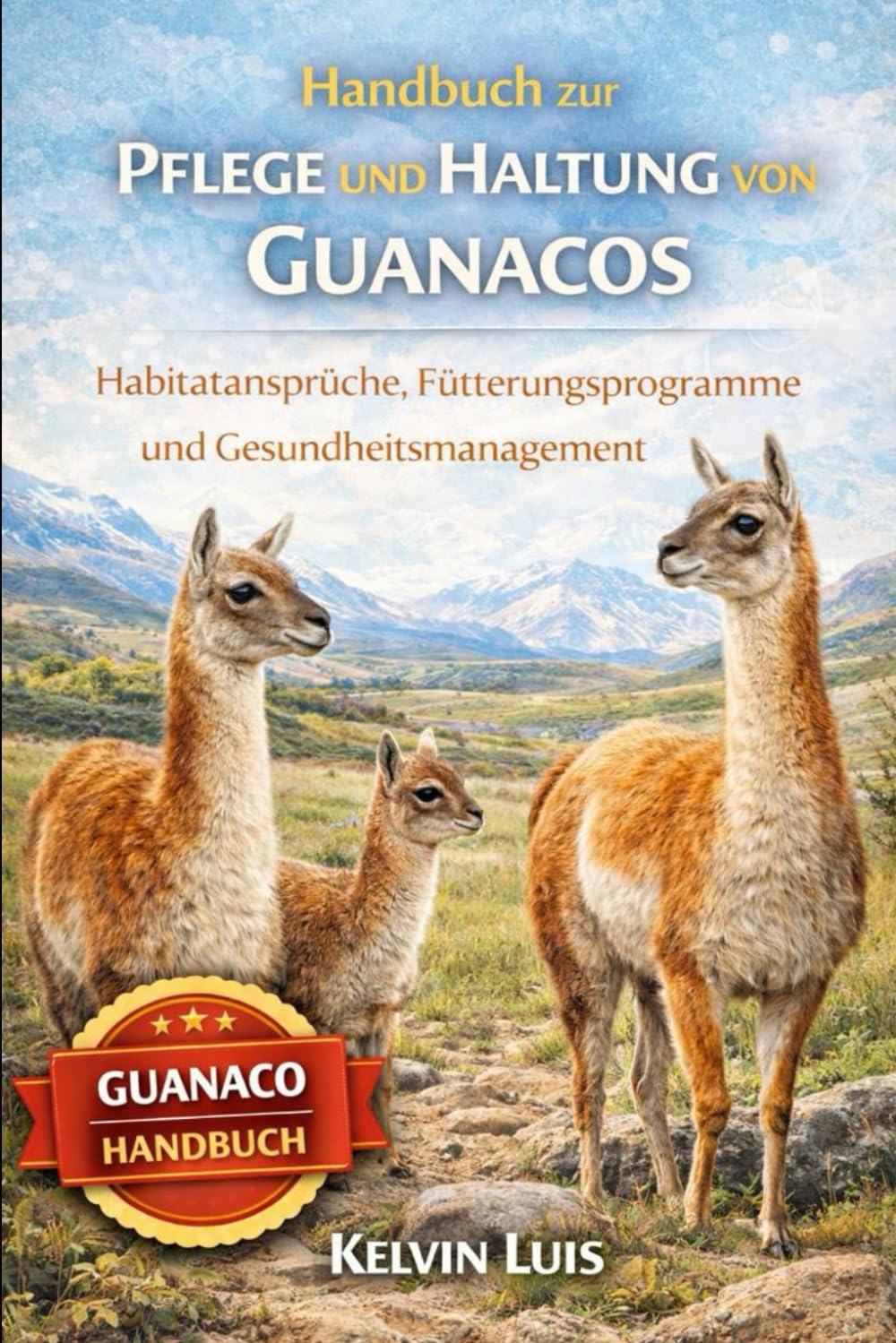 HANDBUCH ZUR PFLEGE UND HALTUNG VON GUANACOS: Habitatansprüche, Fütterungsprogramme und Gesundheitsmanagement