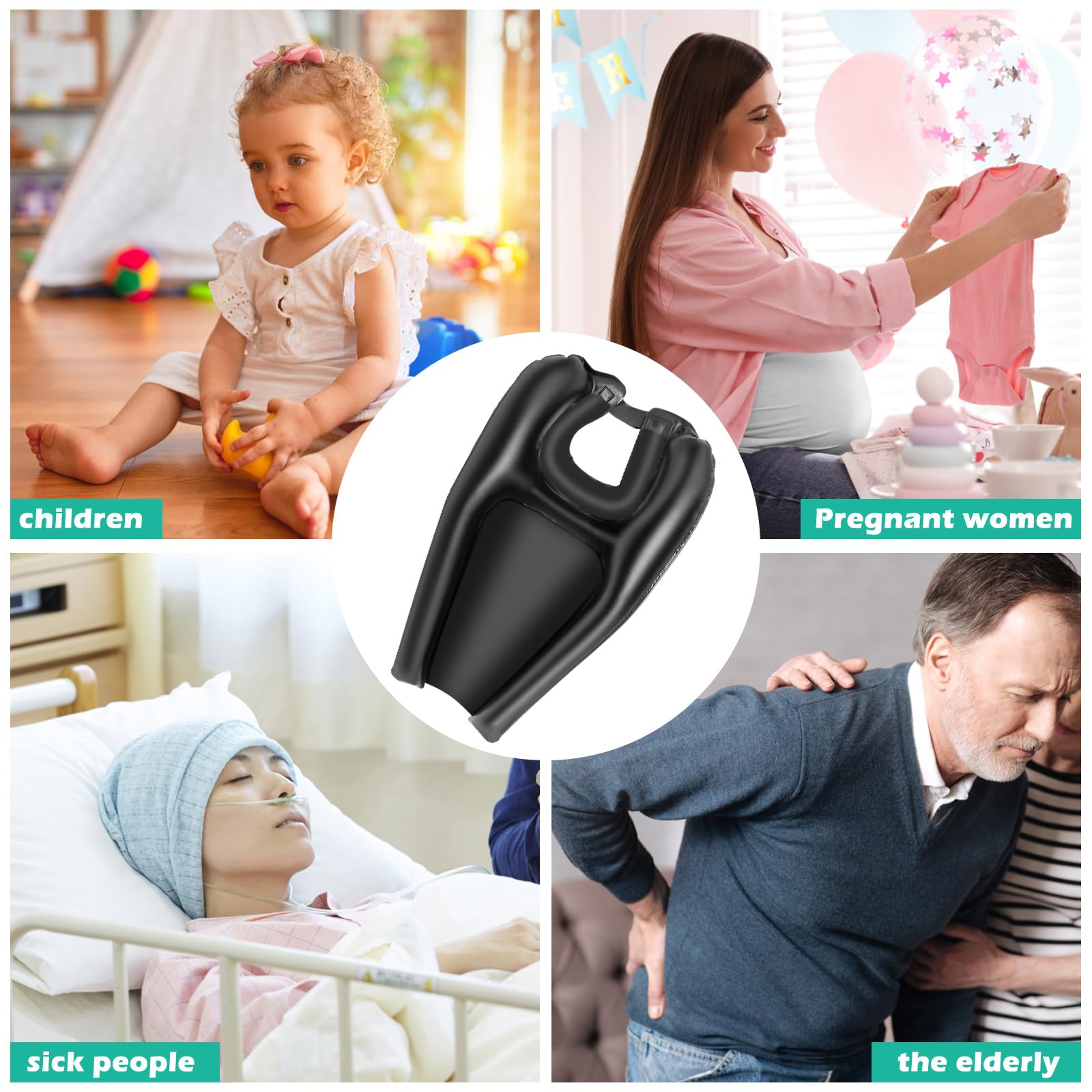 Lavacabezas Portatil para Casa Champú Hinchable para Lavabo Lavabo Inflable para el Cabello Lavabo inflable para lavar el cabello Lavacabezas Hinchable Portátil para Casa para postrados en cama