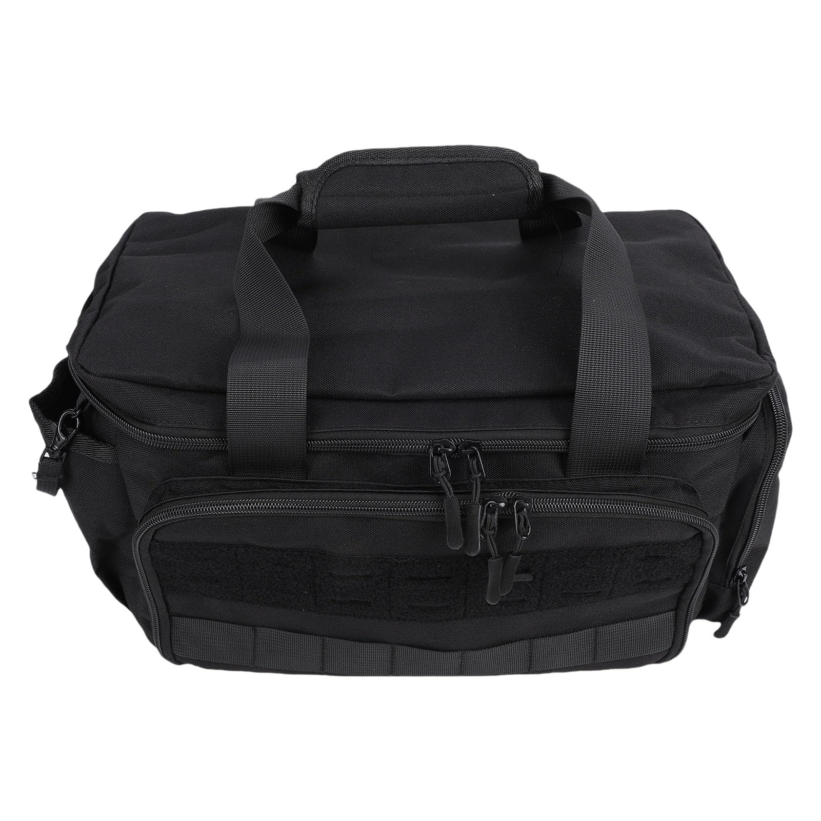 Fockety Borsa portautensili, organizer per cassetta portautensili portatile e resistente, di grande capacità, con maniglia e tasche multiple, bocca larga, per elettricisti