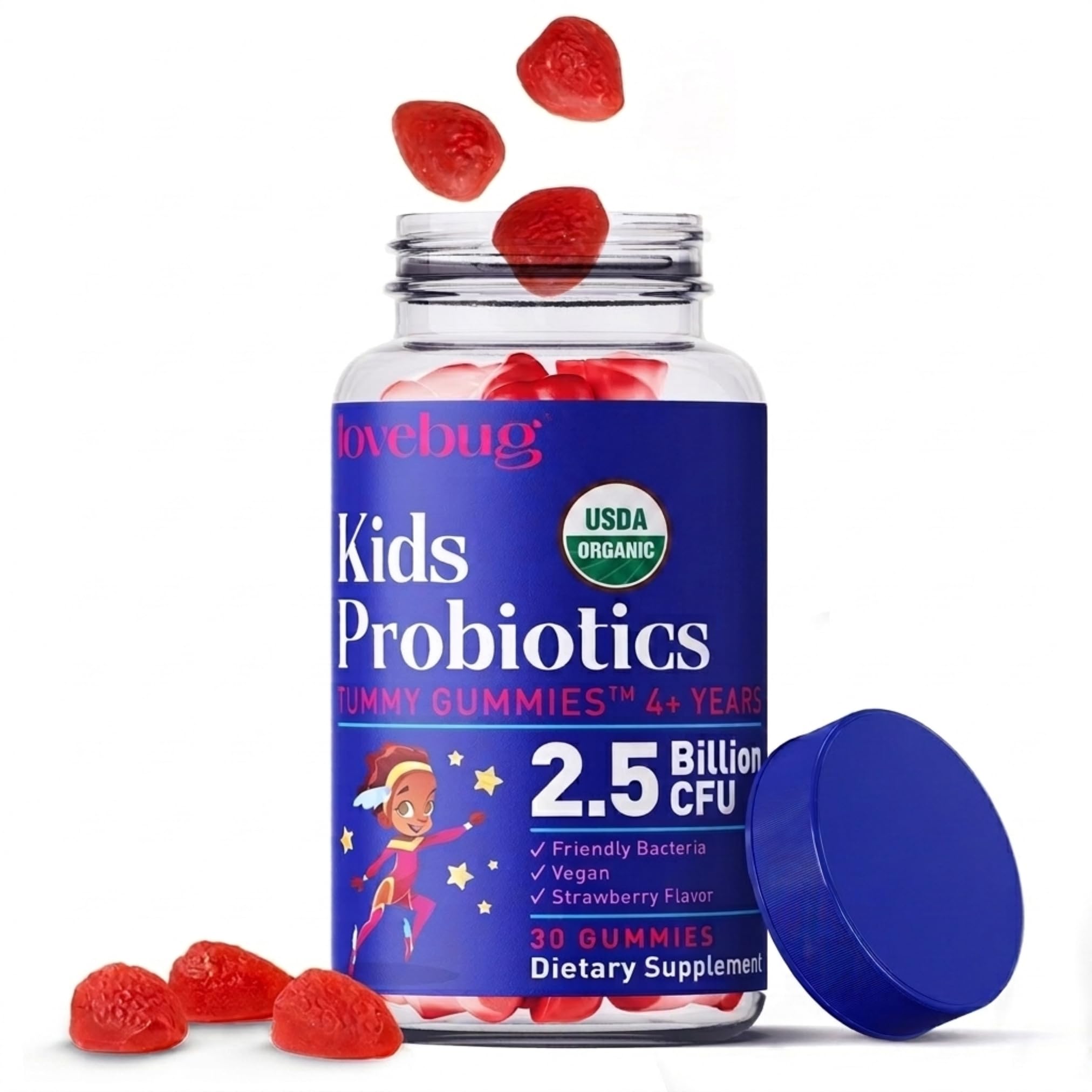 LOVEBUG Kids Probiotic Gummies