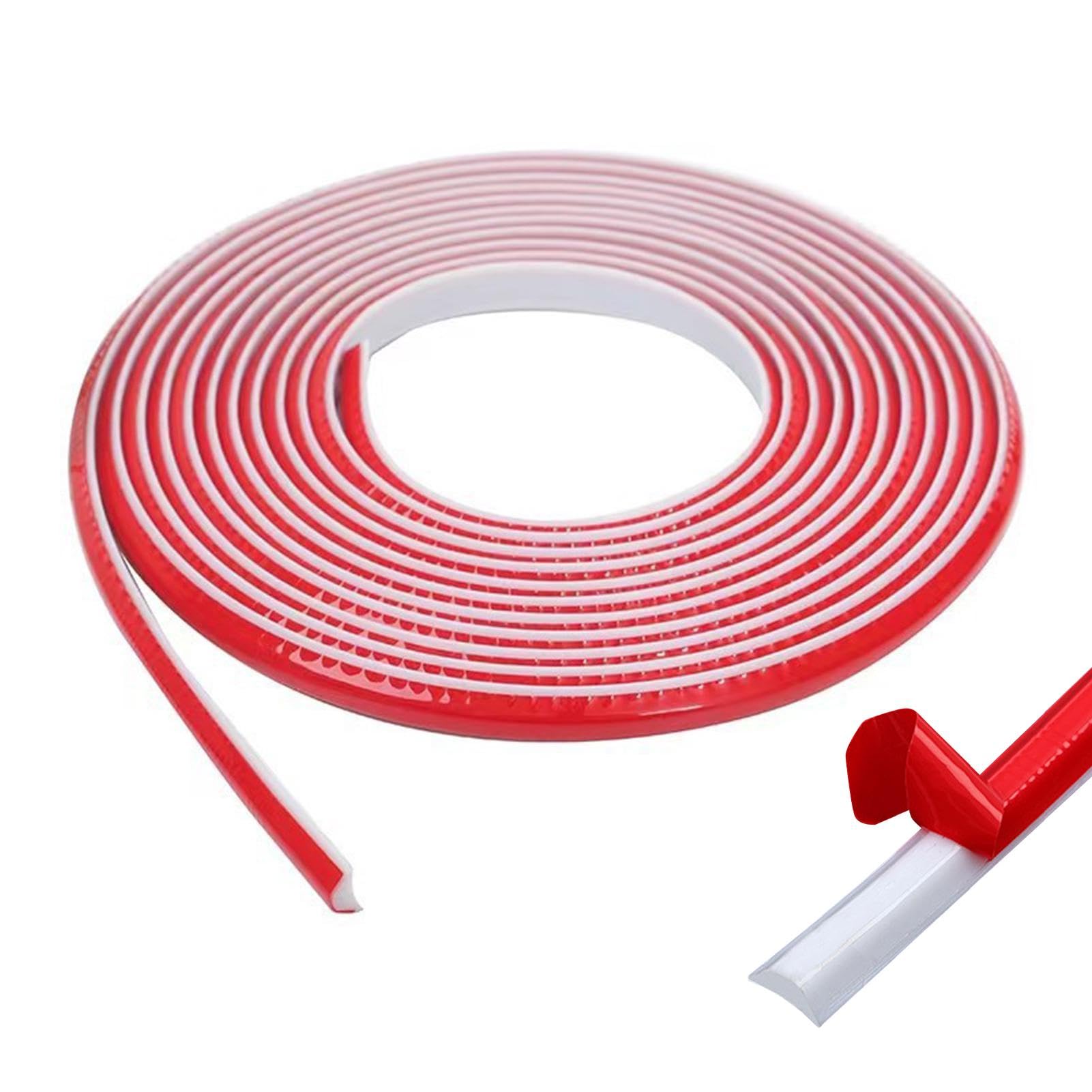 6m Quadrant Trim, Bath Sink Edging Edge Seal Trim Gap Caulk Strip, Flexible Moulding Wall Corner Trim, Self Adhesive Shower Seal Strip for Wall Ceiling Tile Edges Corner Trim(White)