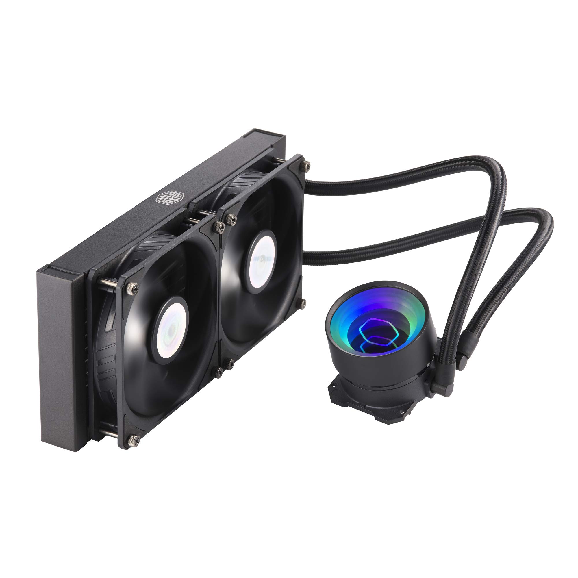 Cooler Master MasterLiquid ML240 Mirror ARGB CPU Liquid Cooler 3rd Gen. Pump AIO Water Cooling
