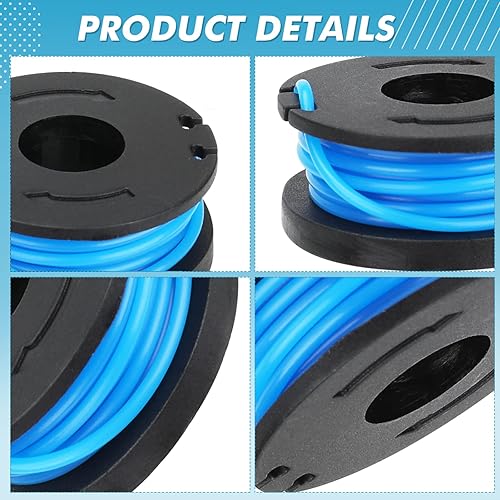 Miniatura 5 de 71-85937 - Carrete de repuesto de 8 pies y 0.065 pulgadas, compatible con Craftsman 071-74815, 071-71816, 071-74324 - Bobina de alimentación