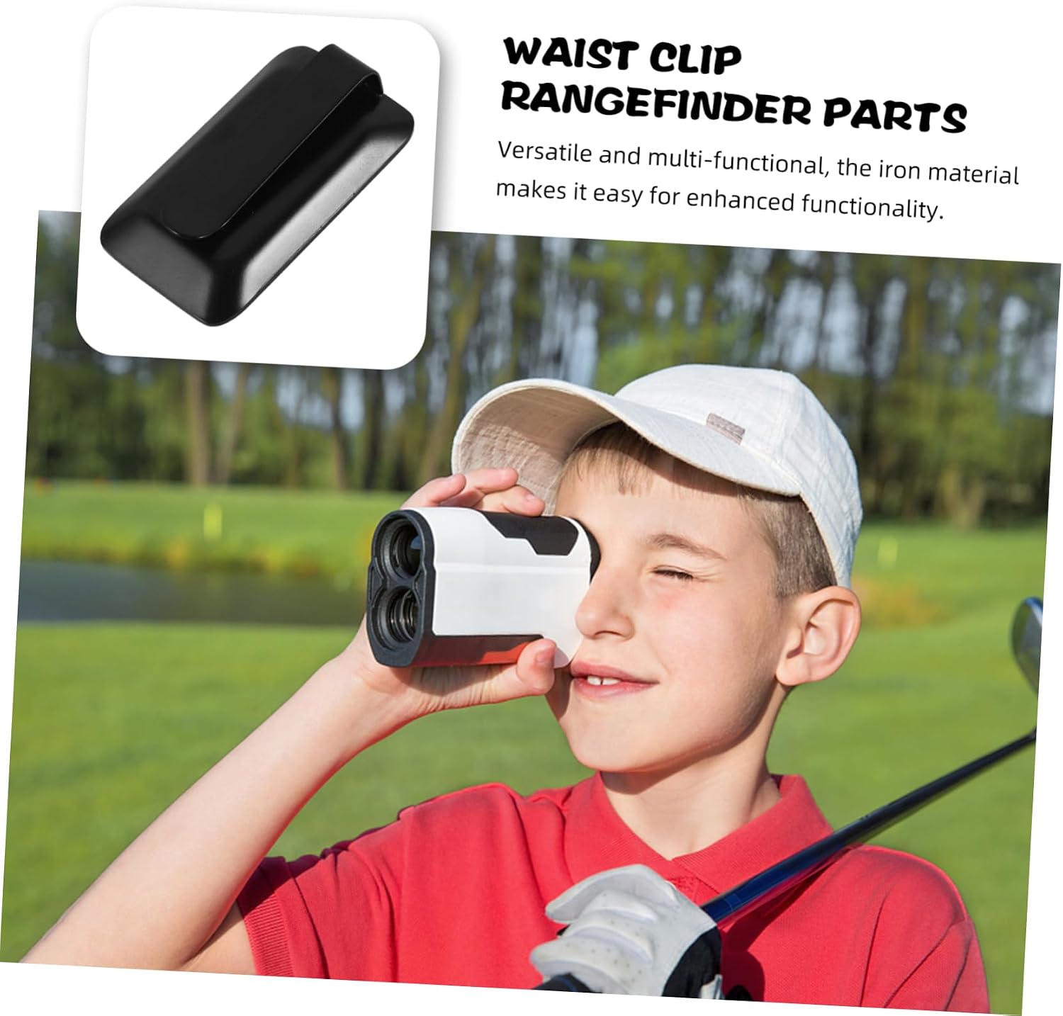 KOMBIUDA Golf Waist Clip Clamp for Easy Carrying and Secure Use The Course Versatile Golf and Stable for Performance