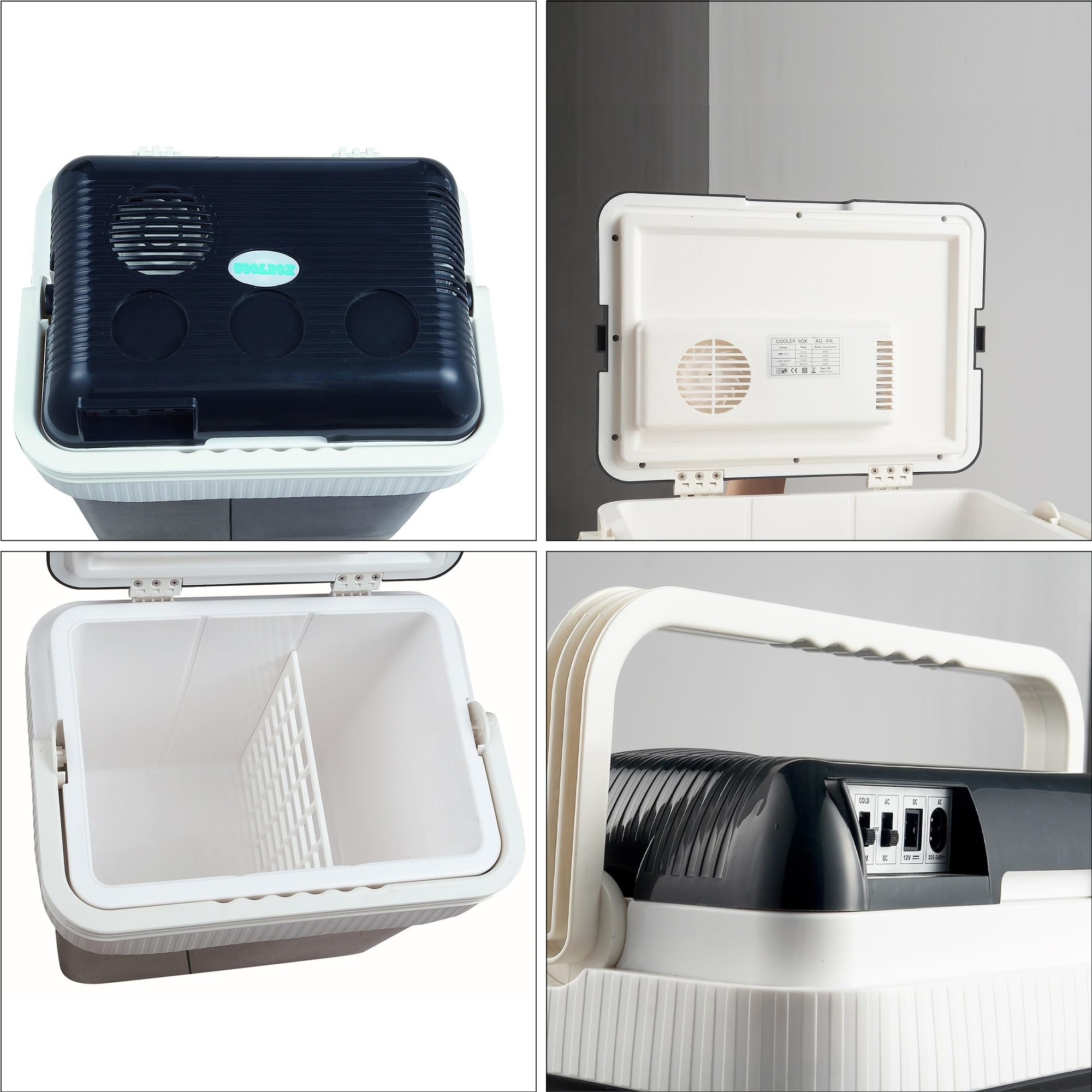 Mini Frigo 24L 12V, Frigo Portatile Auto, Raffredda & Riscalda | Mini Frigo 24L 12V/220V, Compatto e Versatile per Auto, Dormitorio, Ufficio e Piccoli Spazi(Blue)
