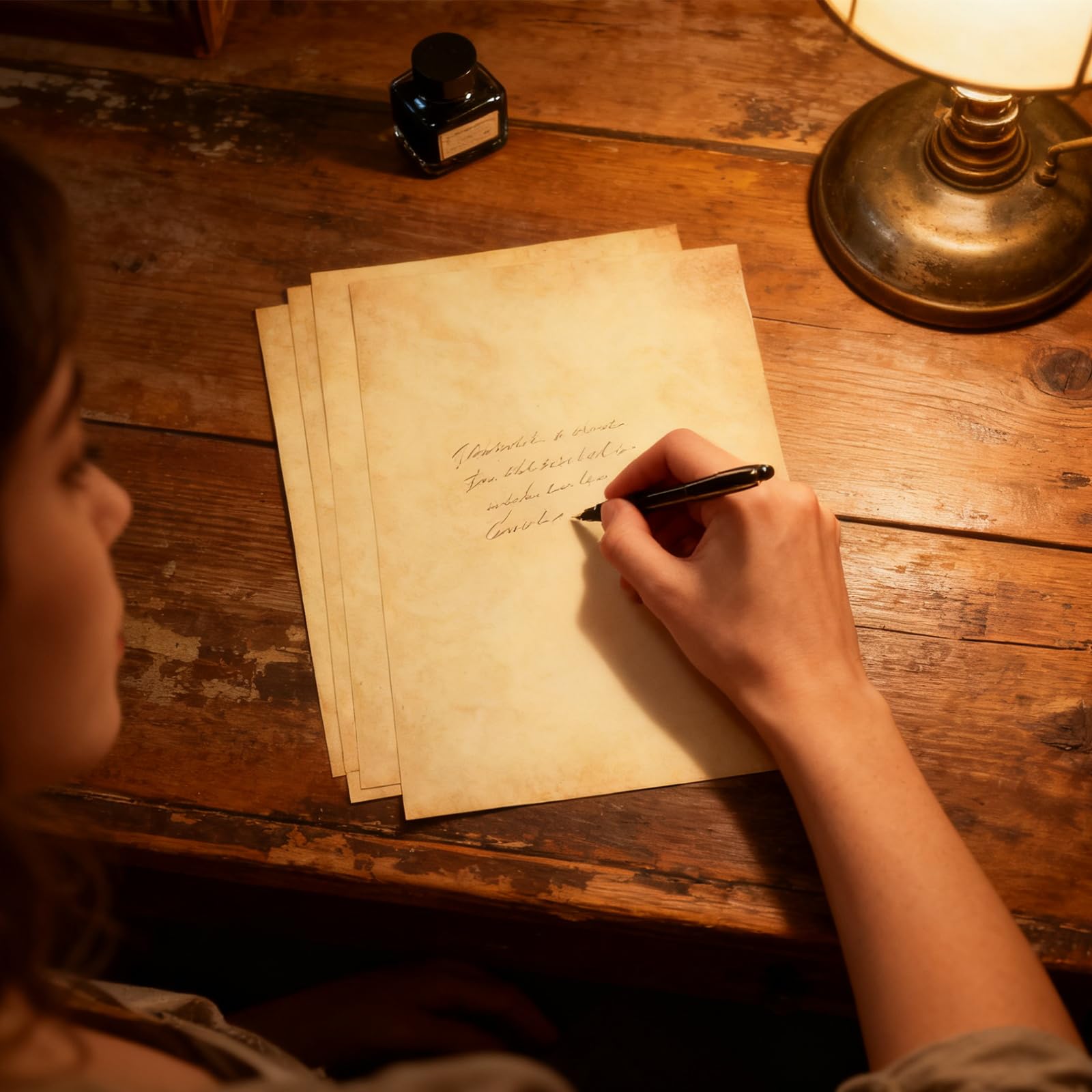 Carta pergamena A4 stampabile, fogli vintage per inviti e lettere