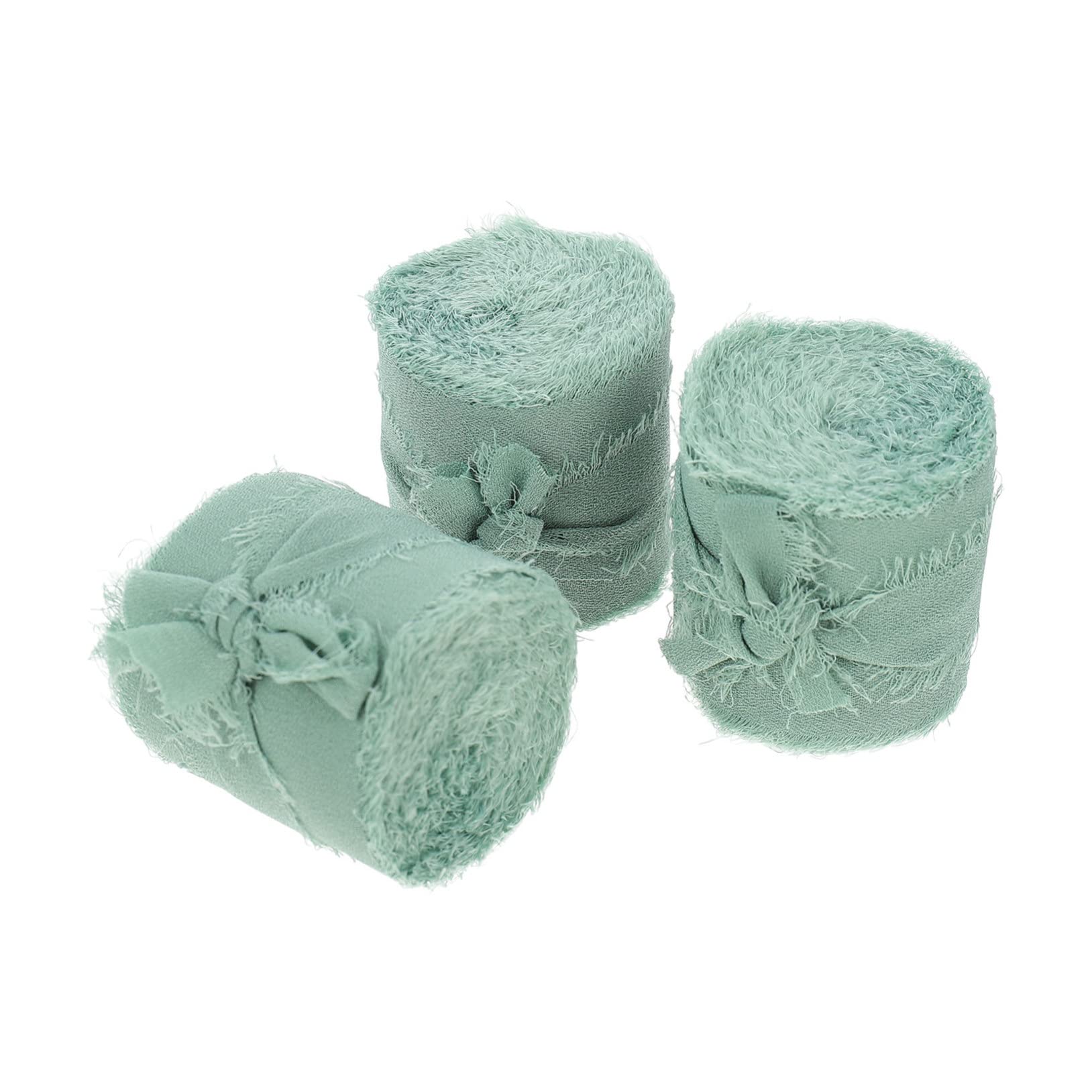 Ruban à franges pour invitations de mariage et décors de table bohèmes vert