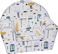 Vista 8 de Delsit Sofá infantil para niños pequeños - Cómodo sillón para niños, sofá de espuma ligera y silla de lectura con funda extraíble, fabricado