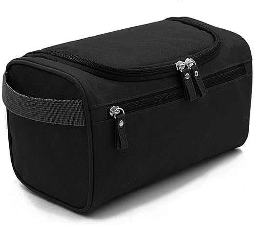 Toiletry Organizer Travel AOBETAK Grande appesa borsa da toilette impermeabile con scomparto a rete e zip, wash bag da viaggio