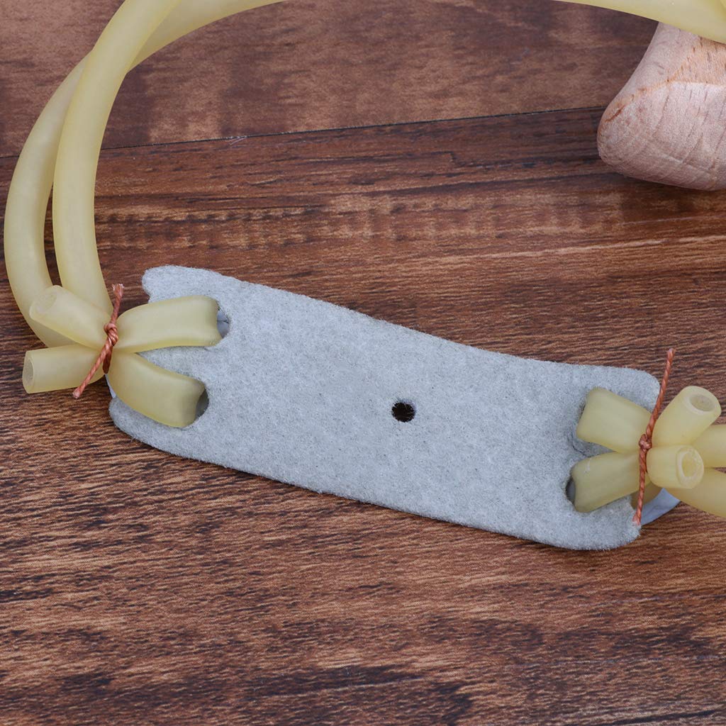 In legno naturale con elastico per caccia all'aperto, giochi sportivi, faggio+gomma