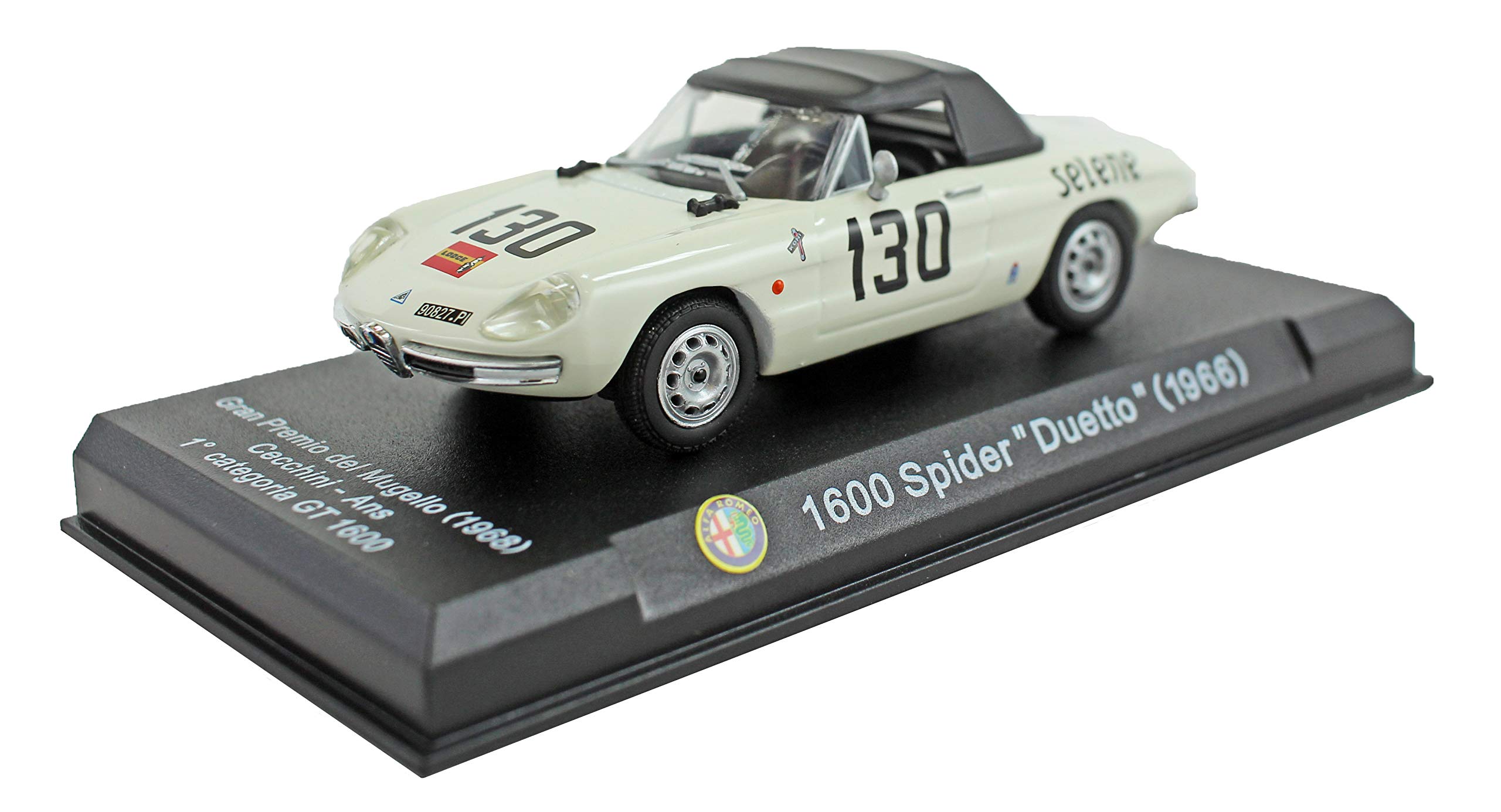 Buy IXO / Altaya Alfa Romeo 1600 Spider Duetto 1966 143 Scale Diecast