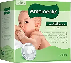 AMAMENTE Concha Antiempedramento - Base Flexível (Pós-Parto) Amamente Pacote De 2