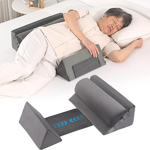 BALAPET Almohada de cuña ajustable 3 en 1 para dormir de lado, cuñas de posicionamiento de 40 y posicionadores corporales, alivio del dolor de