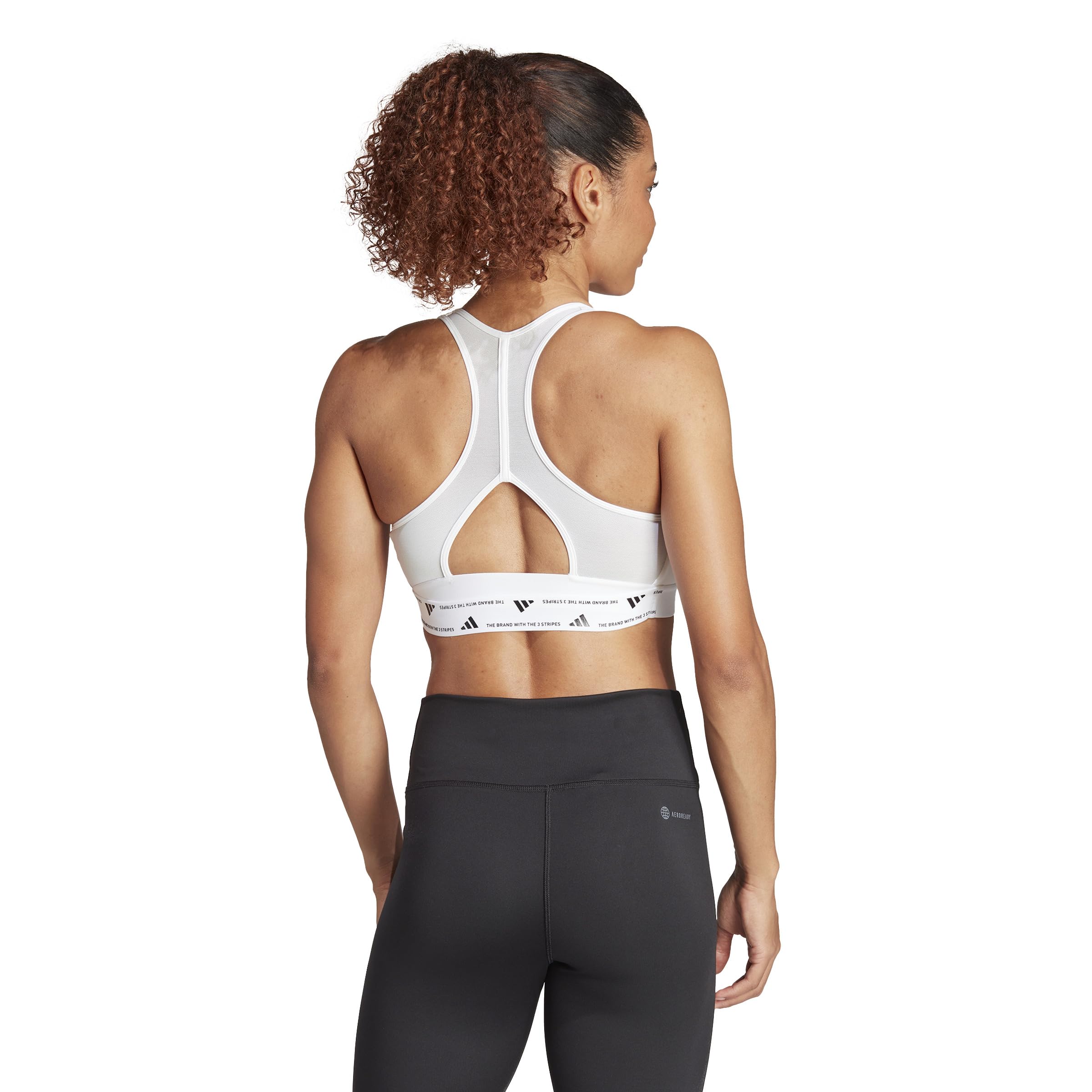 Adidas Powerreact Training Medium-Support Bra Reggiseno Sportivo Donna (Pacco da 1)