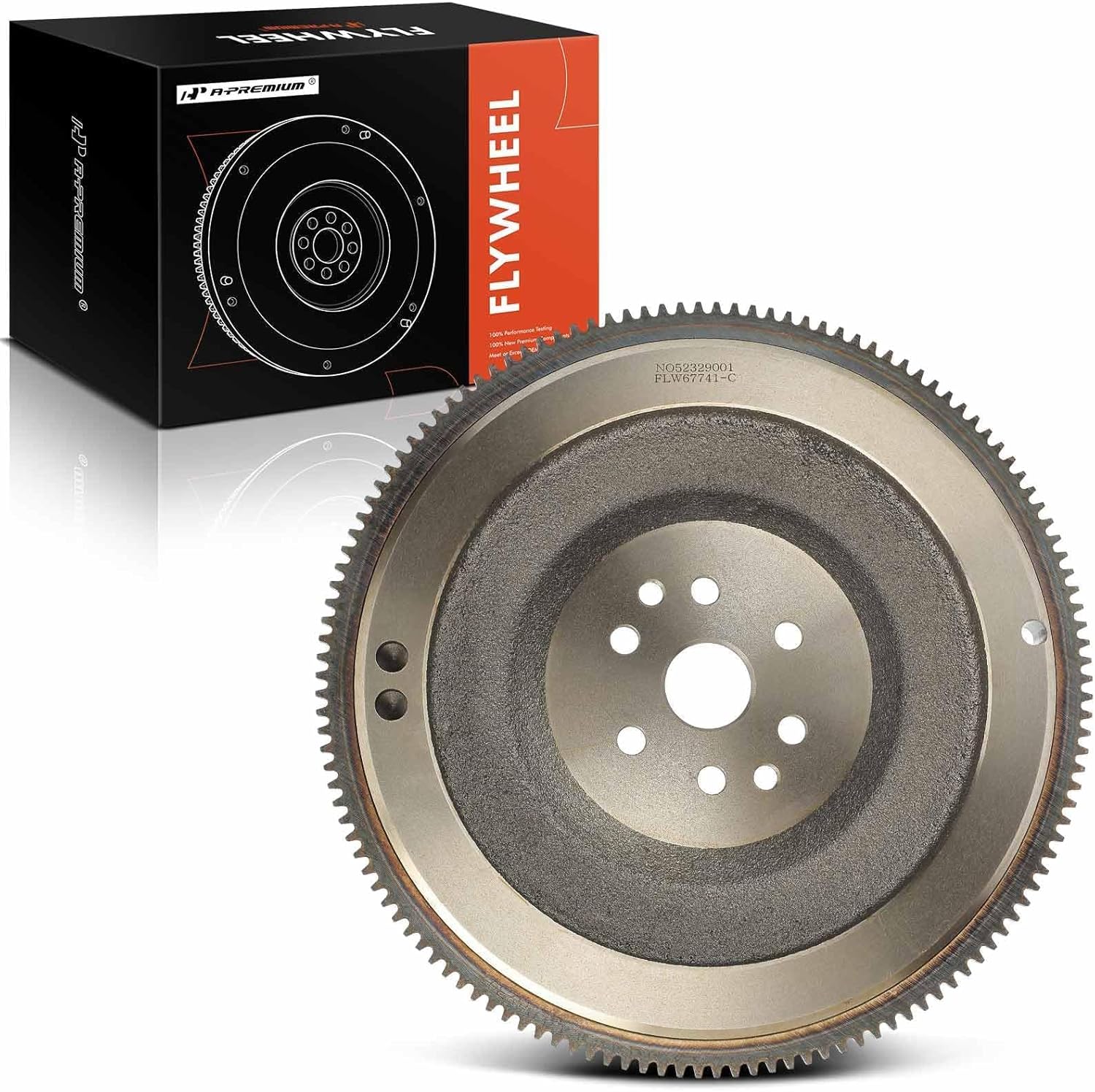 A-Premium Clutch Flywheel Compatible with Ford Ranger 1995-2008 3.0L & Mazda B3000 1995-2007 3.0L, Manual Trans., 6 Bolt Holes, 132 Teeth, Replace# F57Z6375B