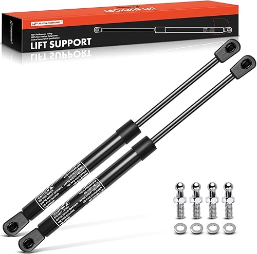 Miniatura 10 de A-Premium Soporte de elevación de 14 pulgadas, 24 libras, 14 pulgadas, amortiguador de resorte, repuesto para armarios de caja de herramientas