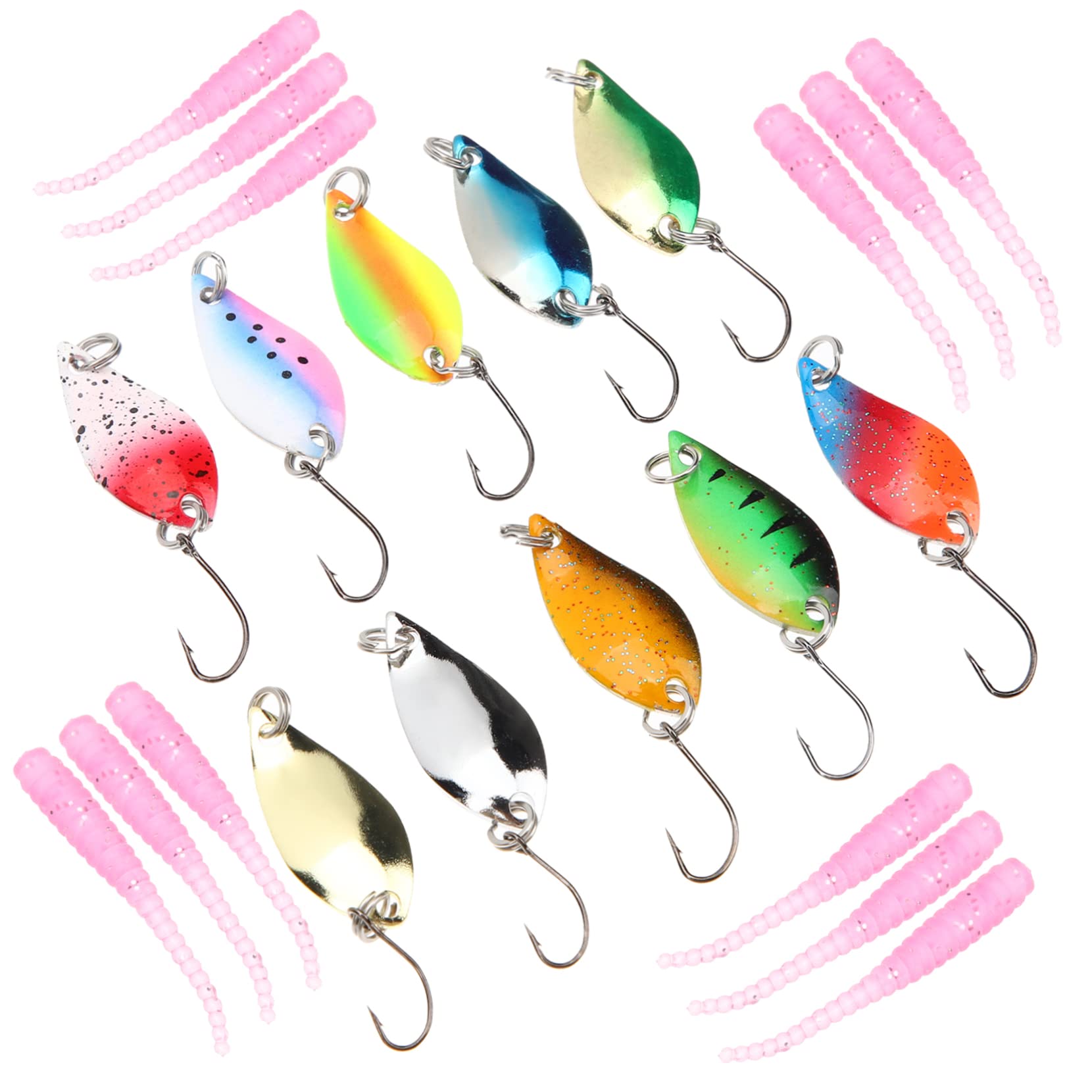 POPETPOP 5ensembles Set De Leurres Factices pour Souples Leurrs Métalliques Accessoires De Et pour Eaux Et