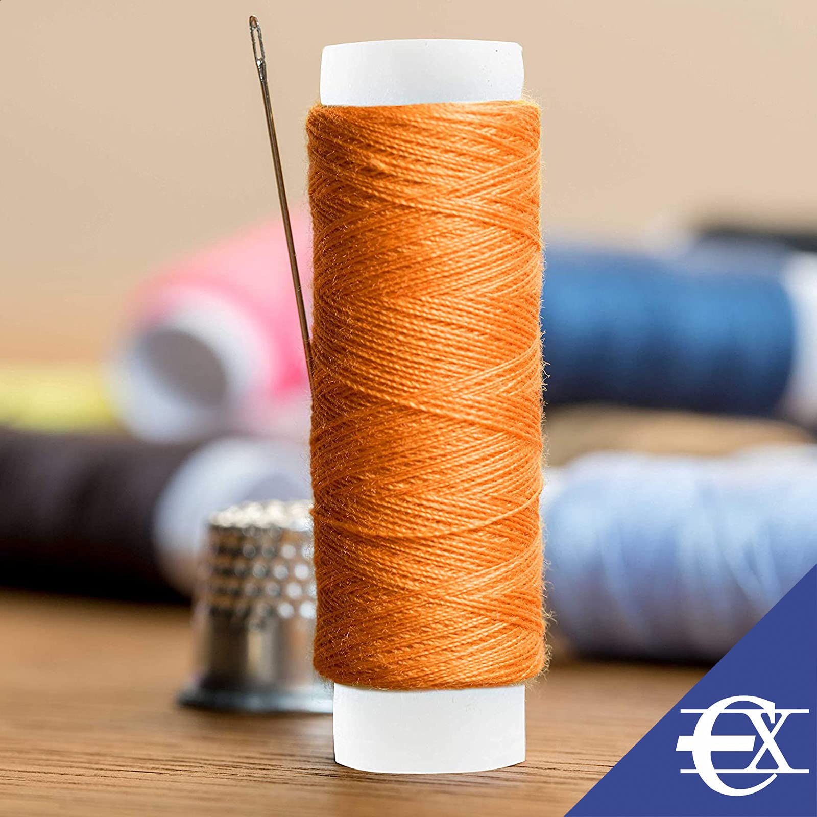 EUROXANTY Set De Bobines De Fil De Couleurs | Kit De Couture Consistant En 12 Bobines