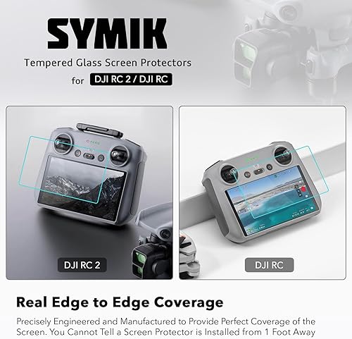 Miniatura 6 de SYMIK Funda rígida impermeable P330-A3 y protector de pantalla DJI RC 2 para DJI Air 3 Drone Series-Bundle
